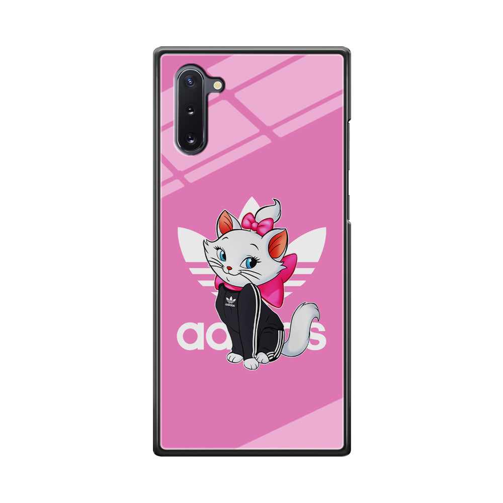 Adidas Marie The White Kitten Samsung Galaxy Note 10 Case