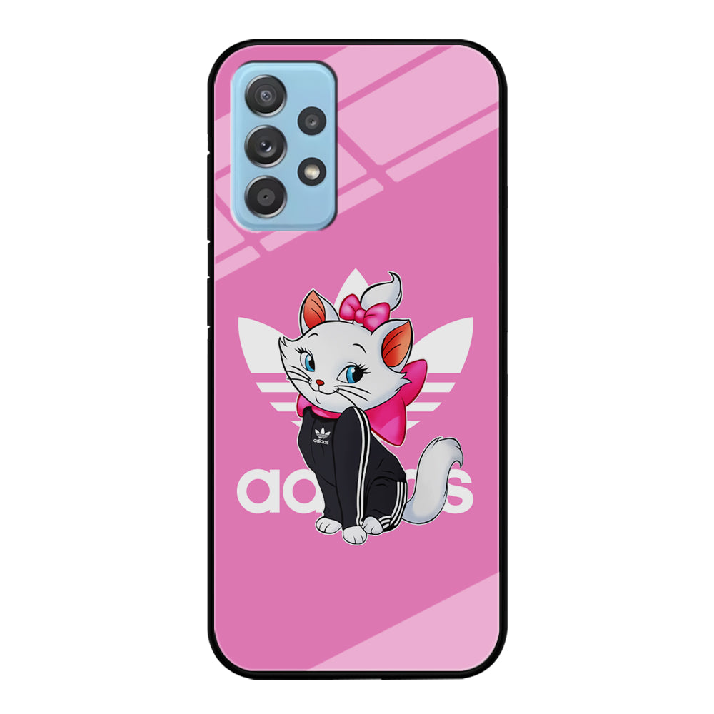 Adidas Marie The White Kitten Samsung Galaxy A72 Case