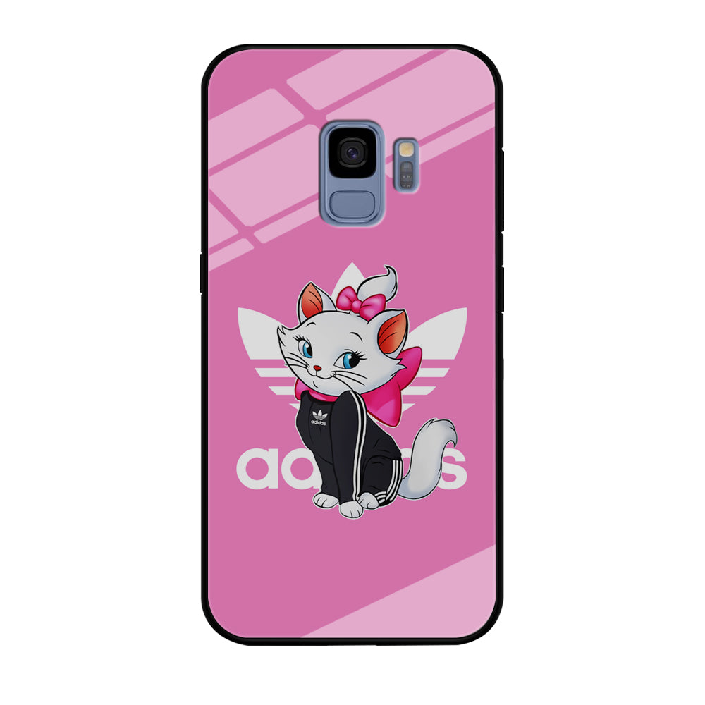 Adidas Marie The White Kitten Samsung Galaxy S9 Case