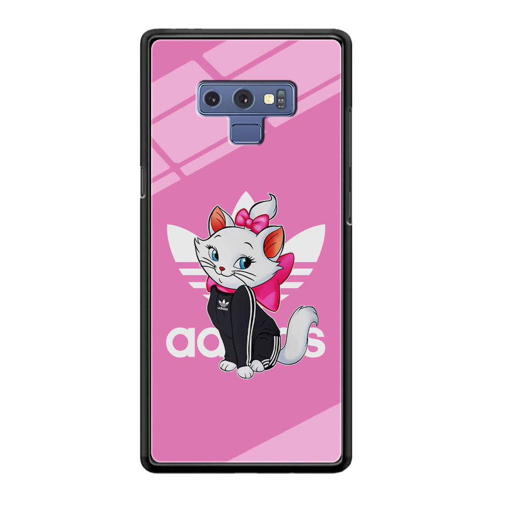 Adidas Marie The White Kitten Samsung Galaxy Note 9 Case