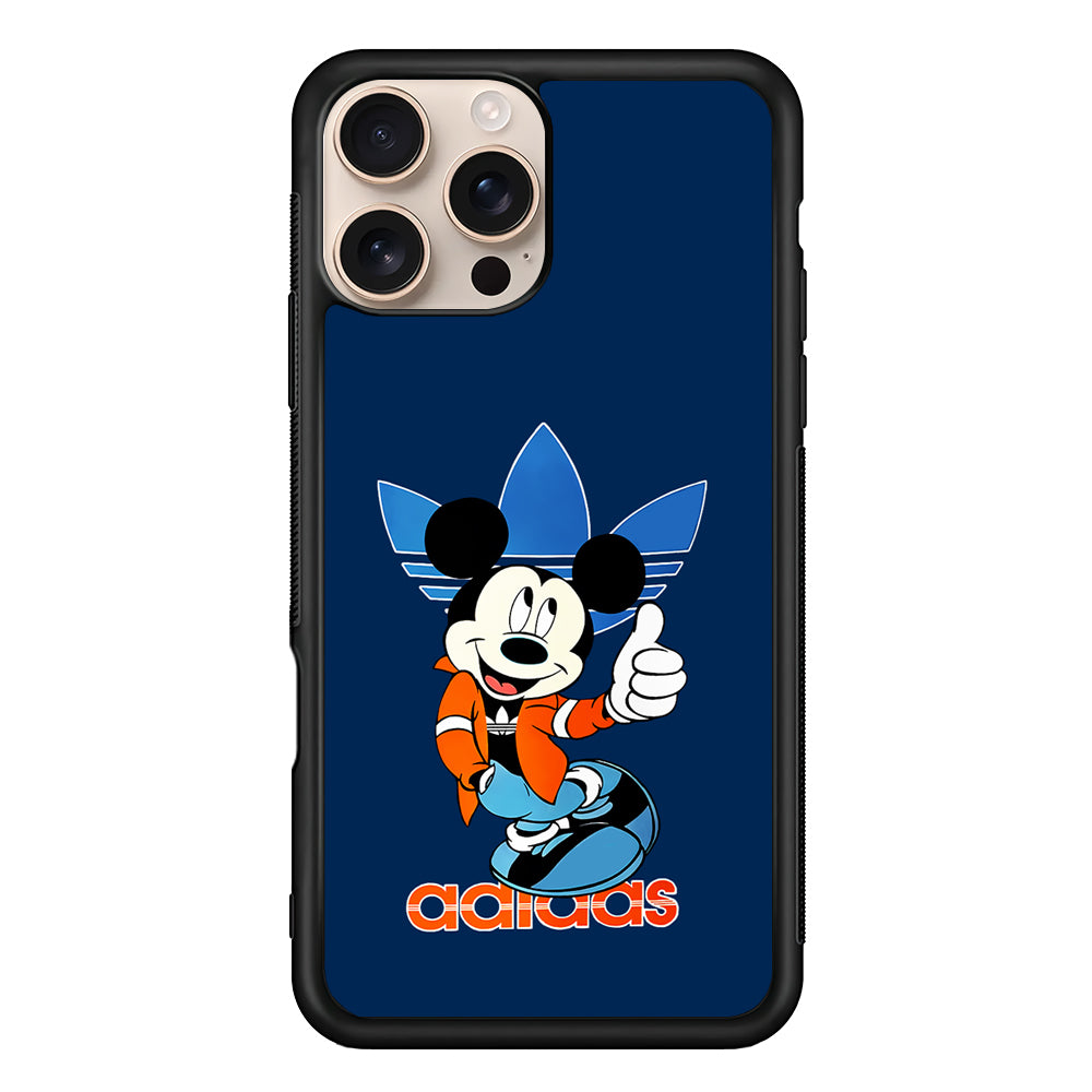 Adidas Mickey Mouse Stylish iPhone 16 Pro Case - Altracase