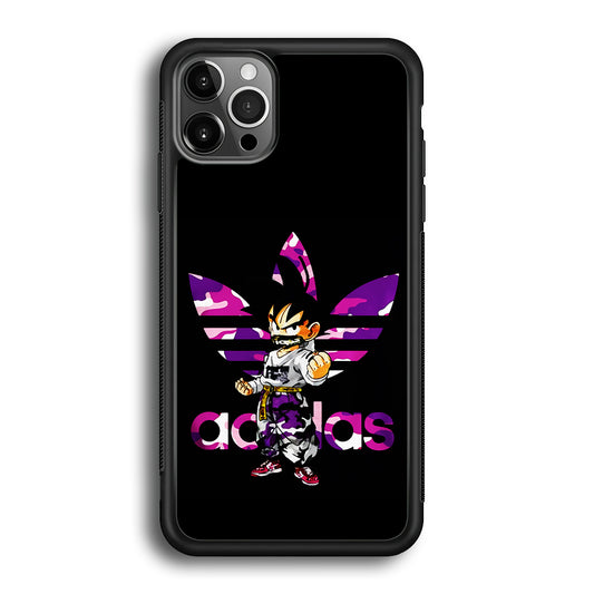 Adidas Purple Camo Son Goku iPhone 12 Pro Case