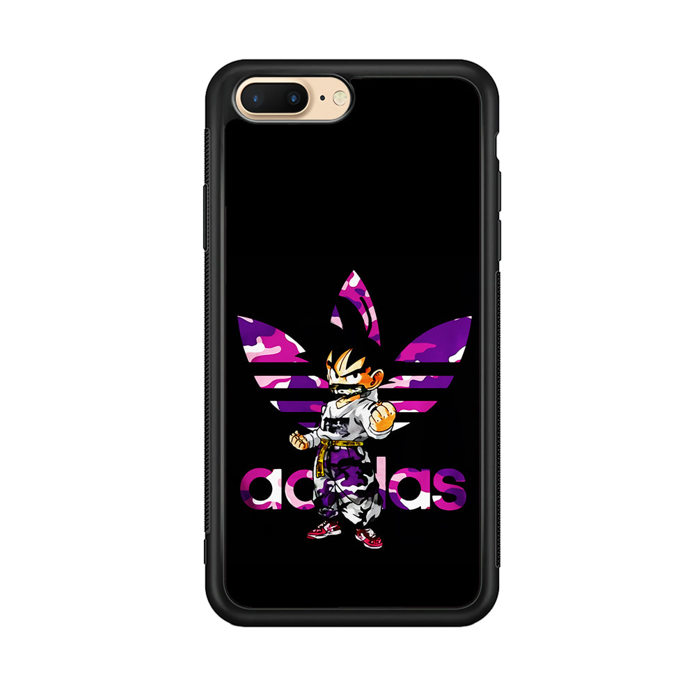 Adidas Purple Camo Son Goku iPhone 8 Plus Case