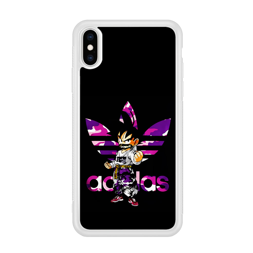 Adidas Purple Camo Son Goku iPhone Xs Max Case