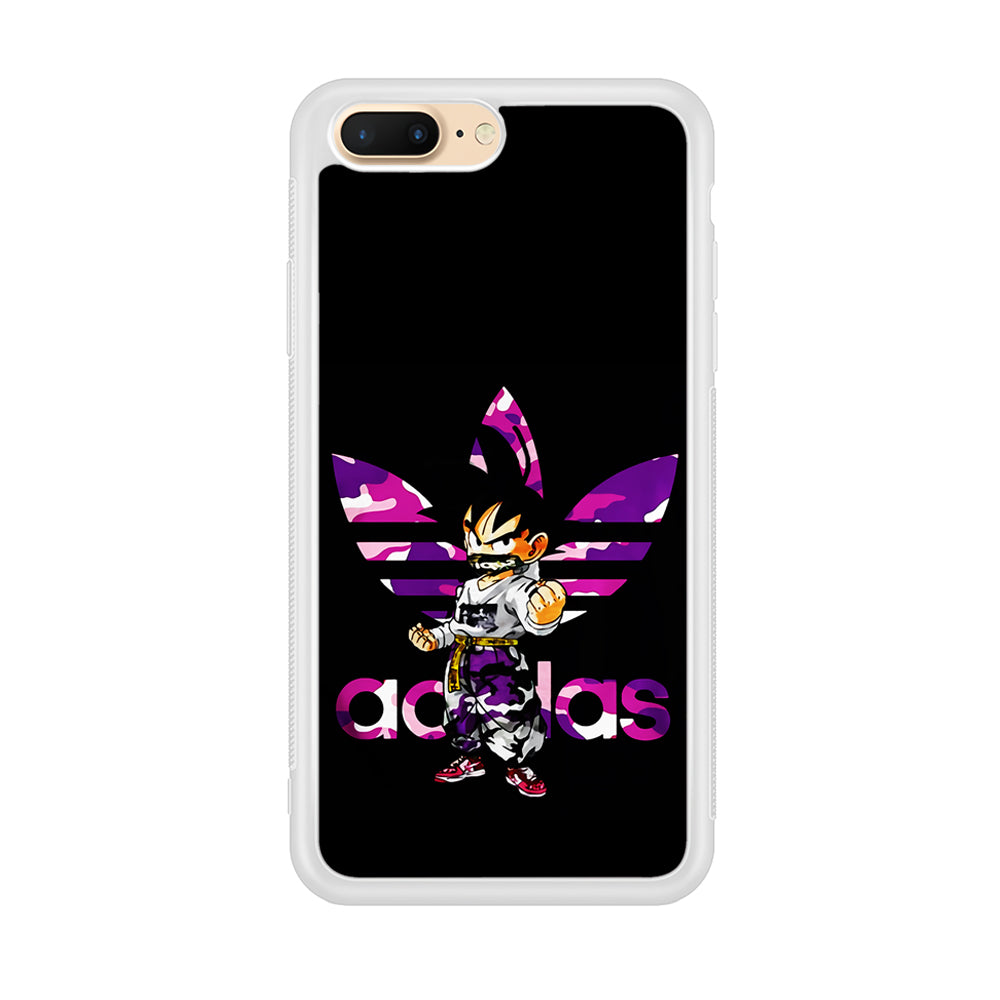 Adidas Purple Camo Son Goku iPhone 8 Plus Case