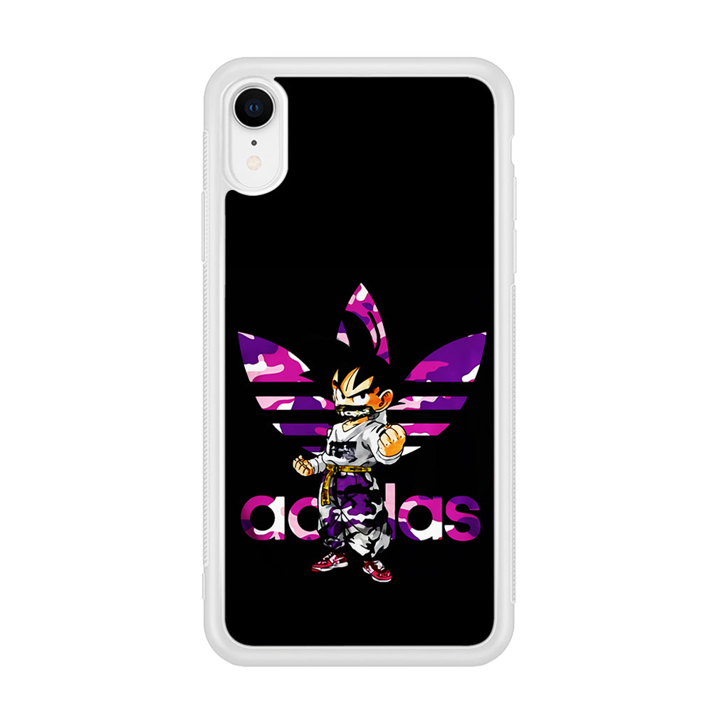 Adidas Purple Camo Son Goku iPhone XR Case