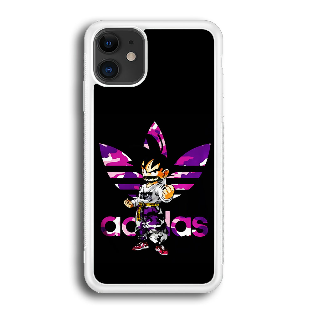 Adidas Purple Camo Son Goku iPhone 12 Mini Case