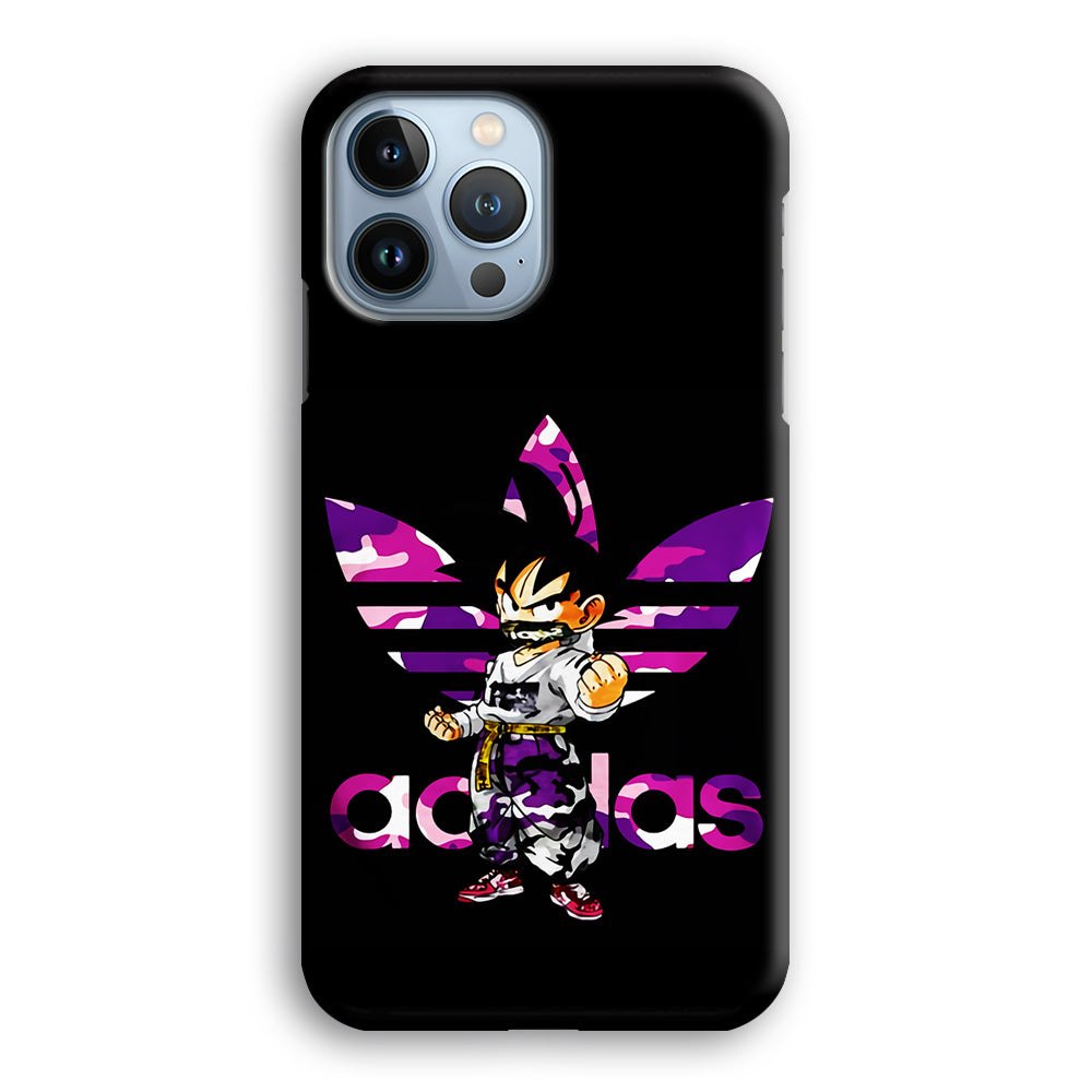 Adidas Purple Camo Son Goku iPhone 13 Pro Case