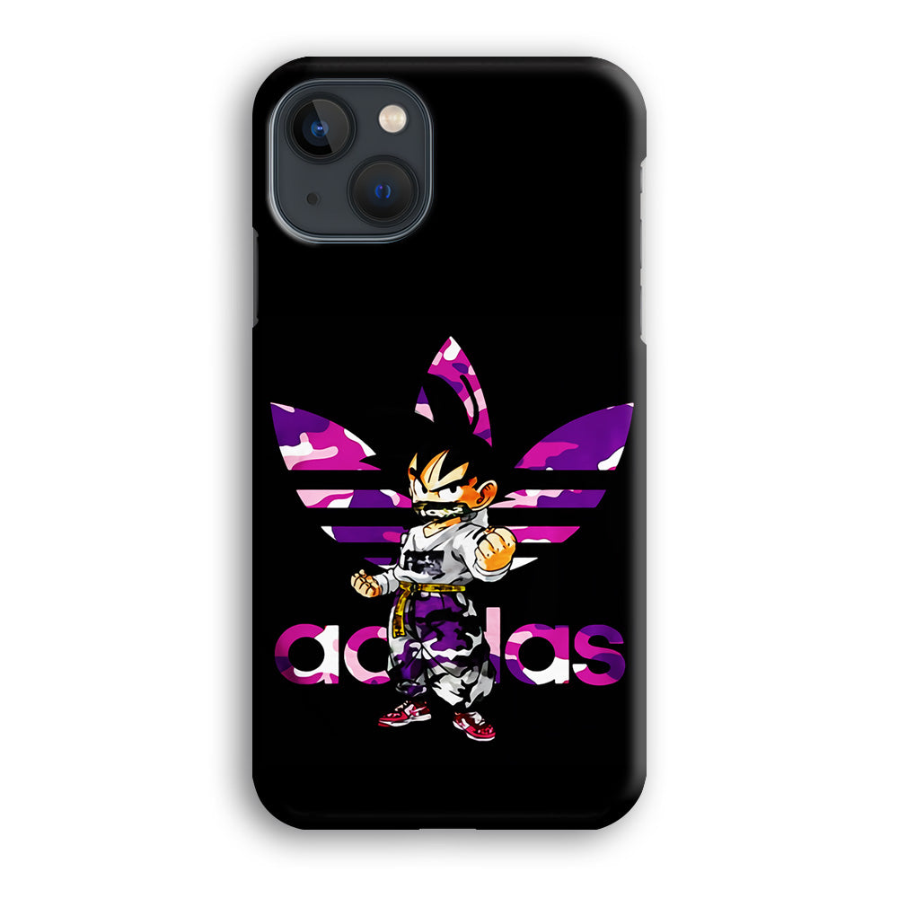 Adidas Purple Camo Son Goku iPhone 13 Mini Case