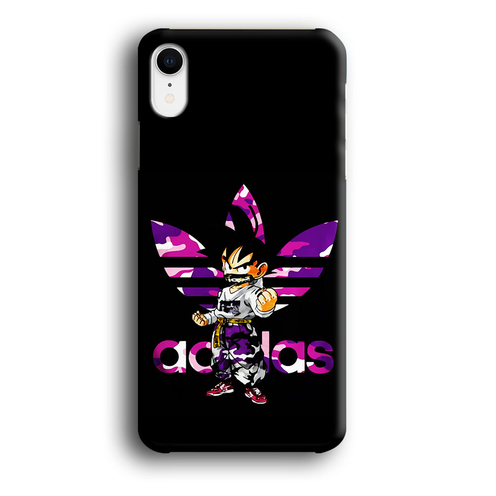 Adidas Purple Camo Son Goku iPhone XR Case