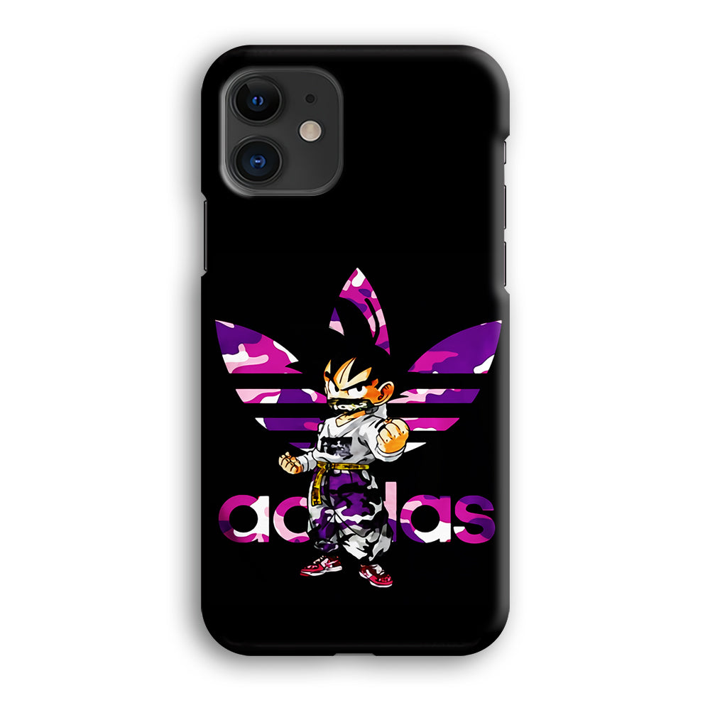 Adidas Purple Camo Son Goku iPhone 12 Mini Case