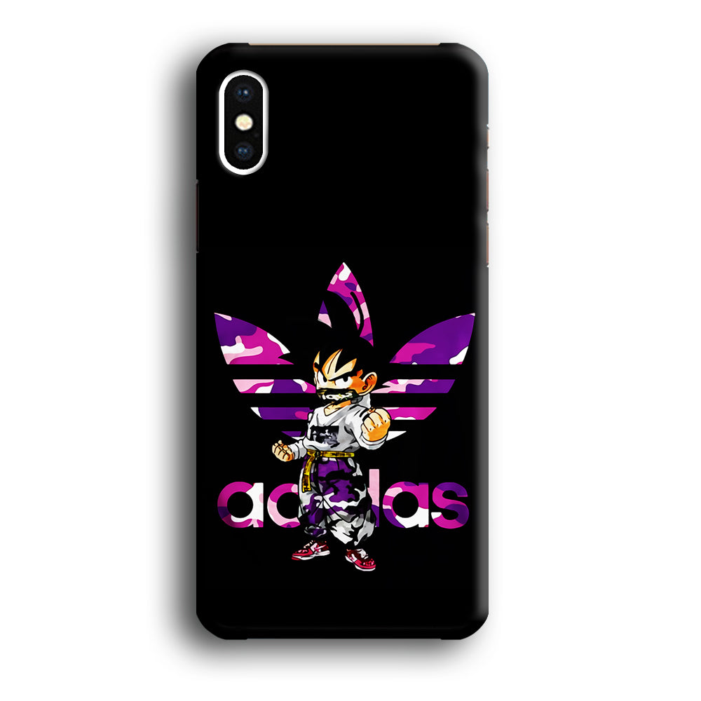 Adidas Purple Camo Son Goku iPhone Xs Max Case