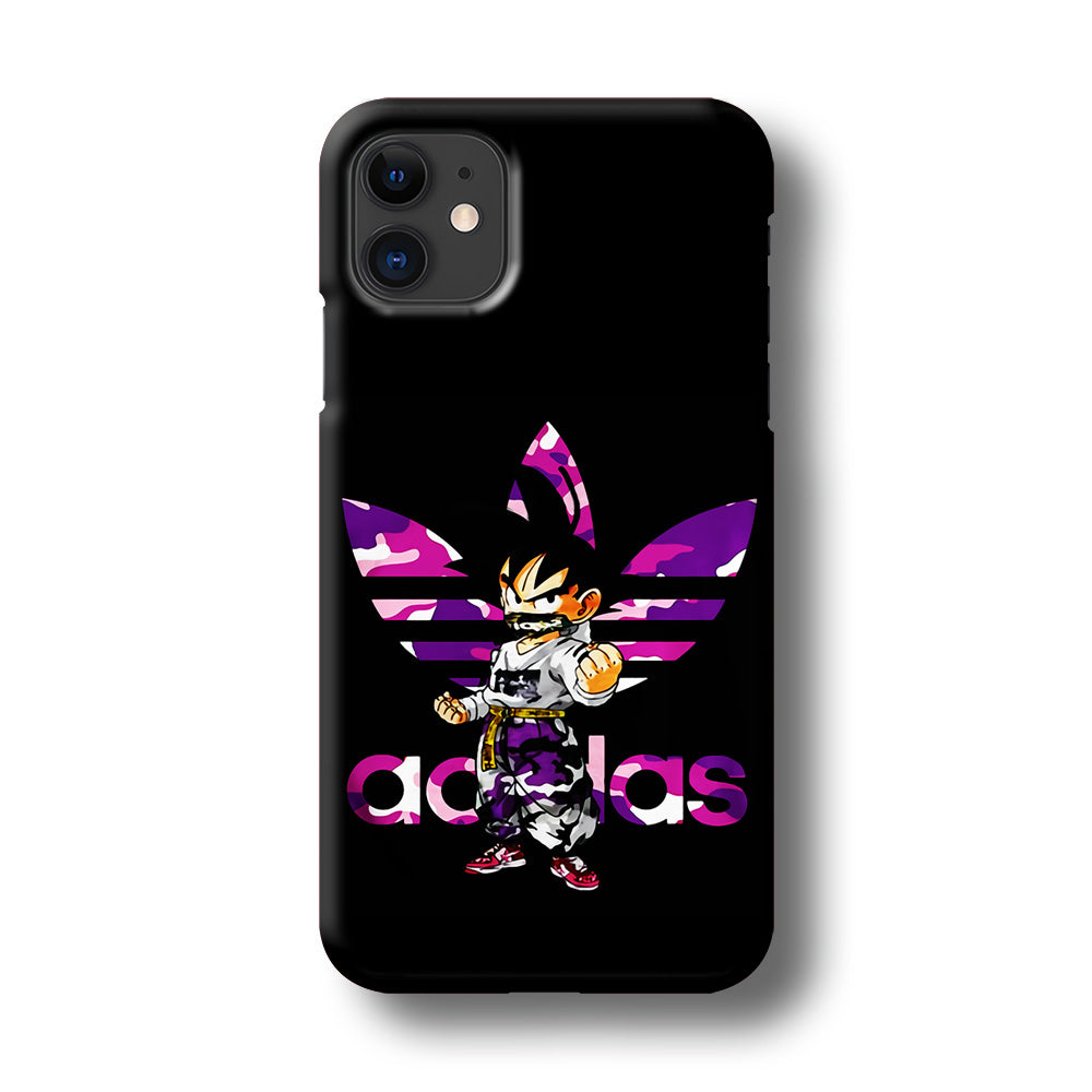 Adidas Purple Camo Son Goku iPhone 11 Case