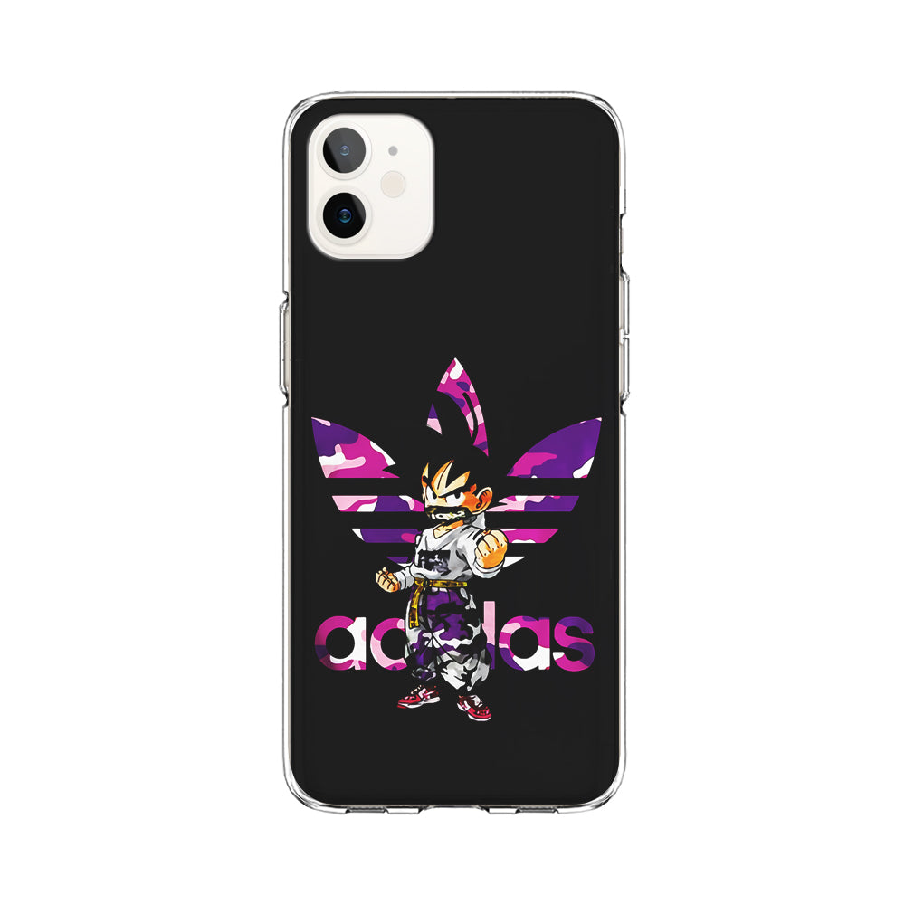 Adidas Purple Camo Son Goku iPhone 12 Mini Case