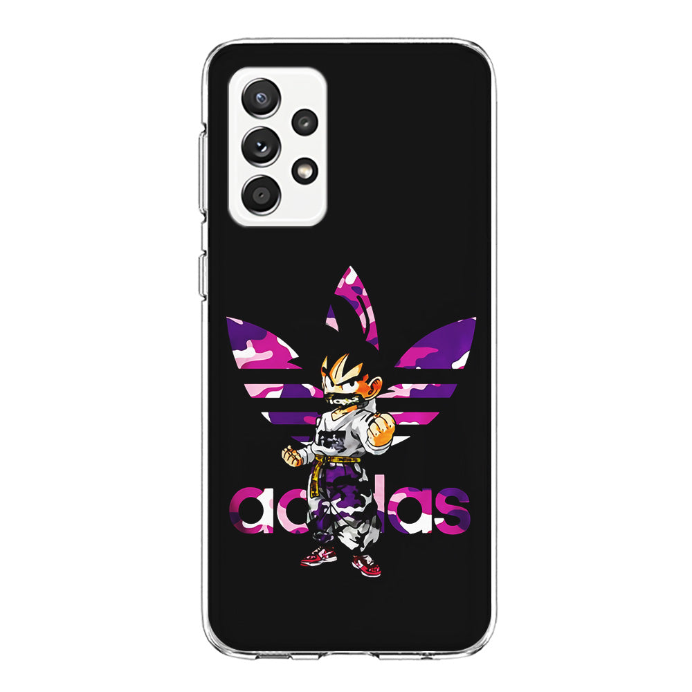 Adidas Purple Camo Son Goku Samsung Galaxy A72 Case