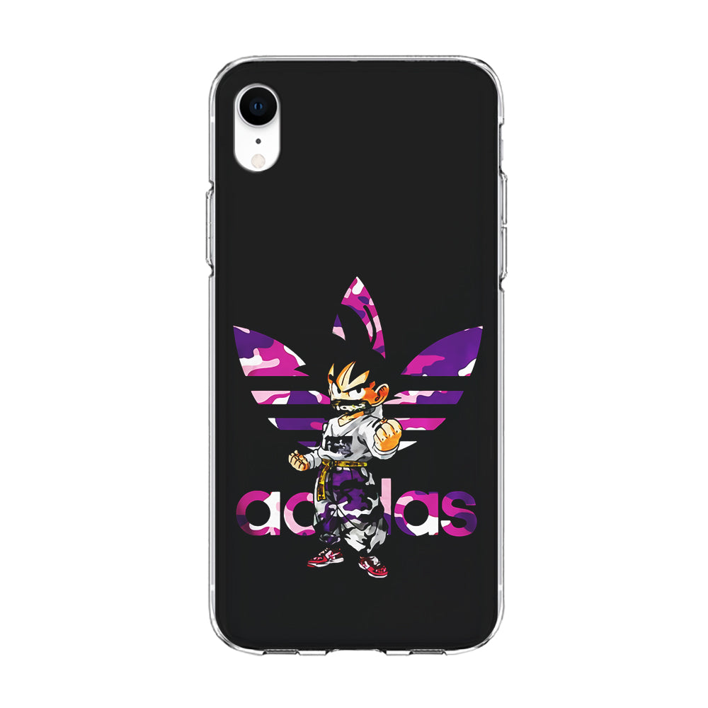 Adidas Purple Camo Son Goku iPhone XR Case