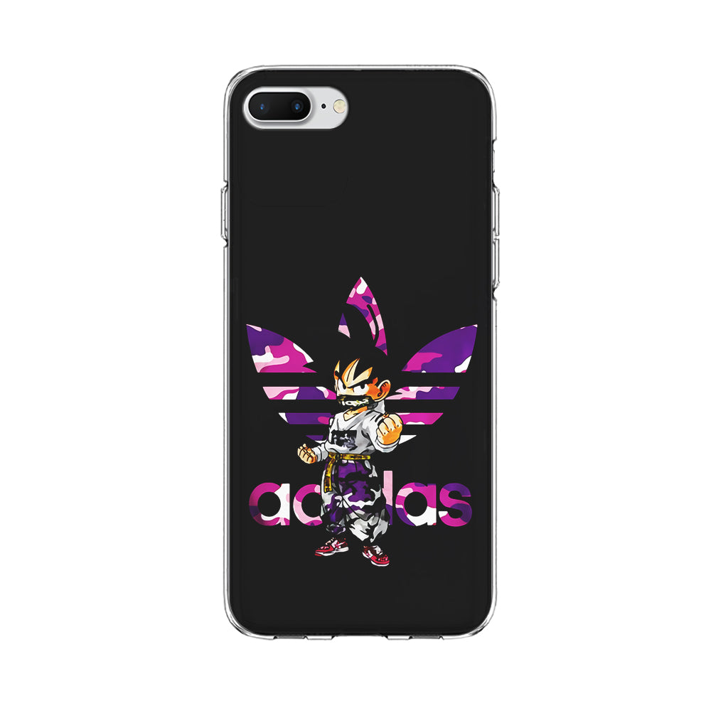 Adidas Purple Camo Son Goku iPhone 8 Plus Case