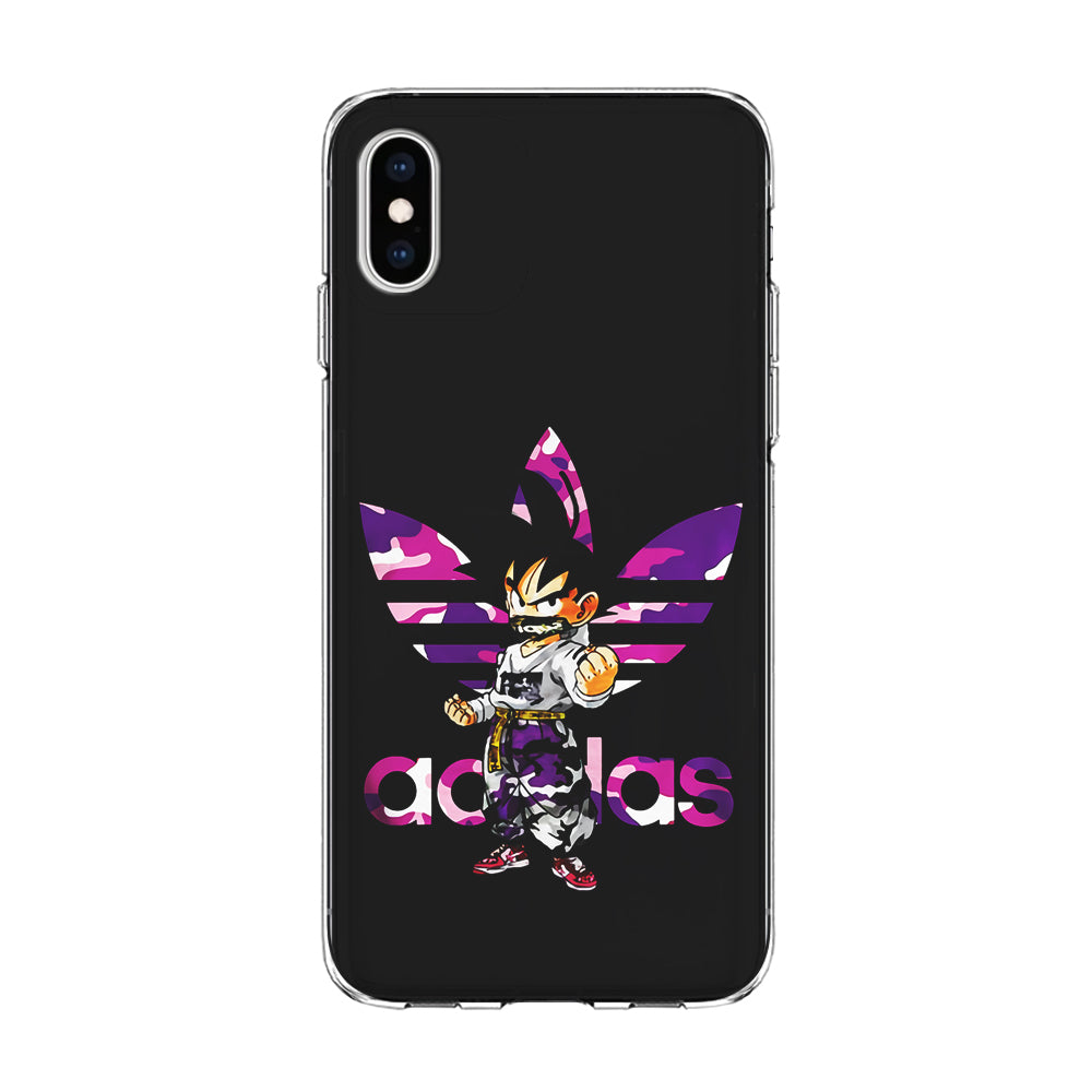 Adidas Purple Camo Son Goku iPhone Xs Max Case