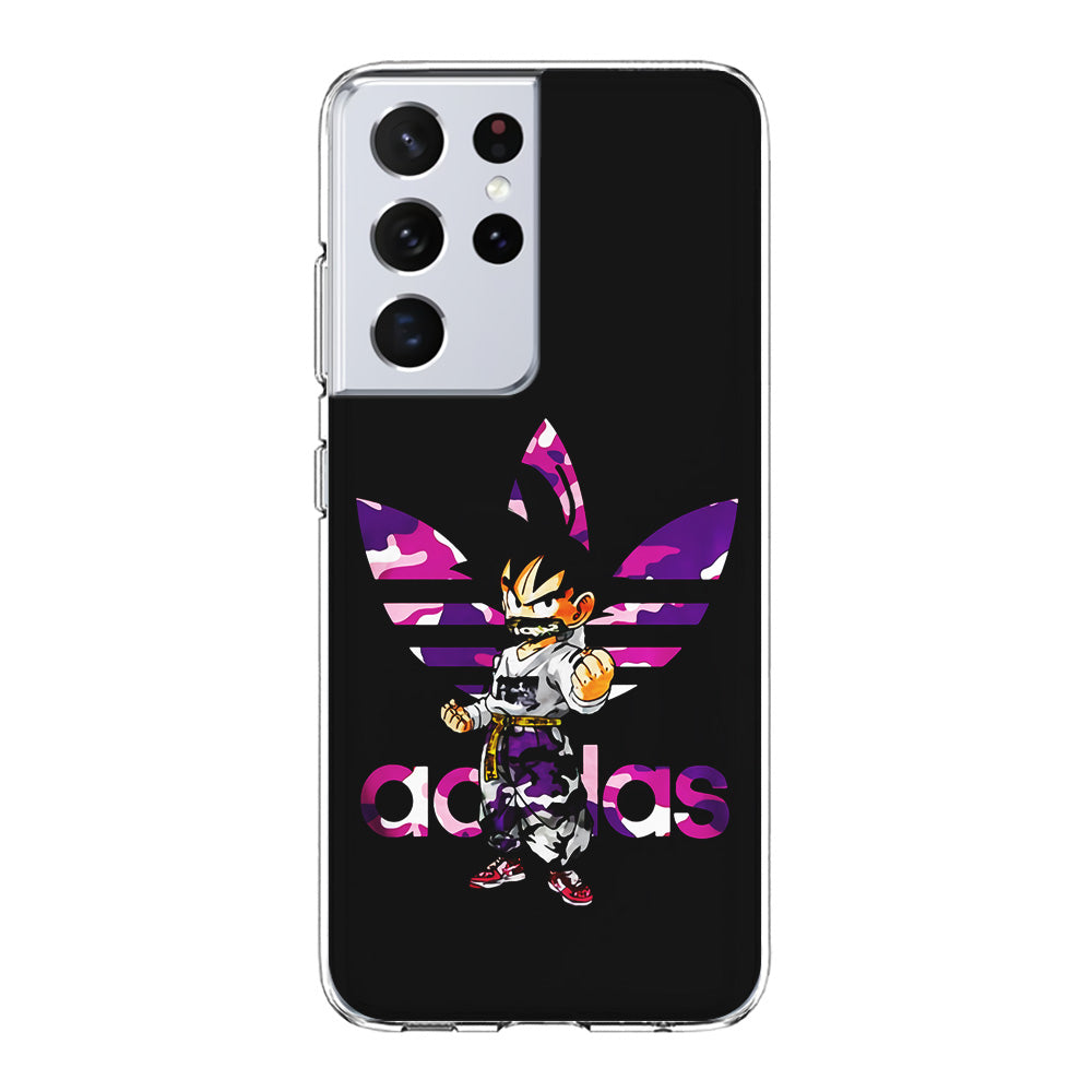 Adidas Purple Camo Son Goku Samsung Galaxy S22 Ultra Case