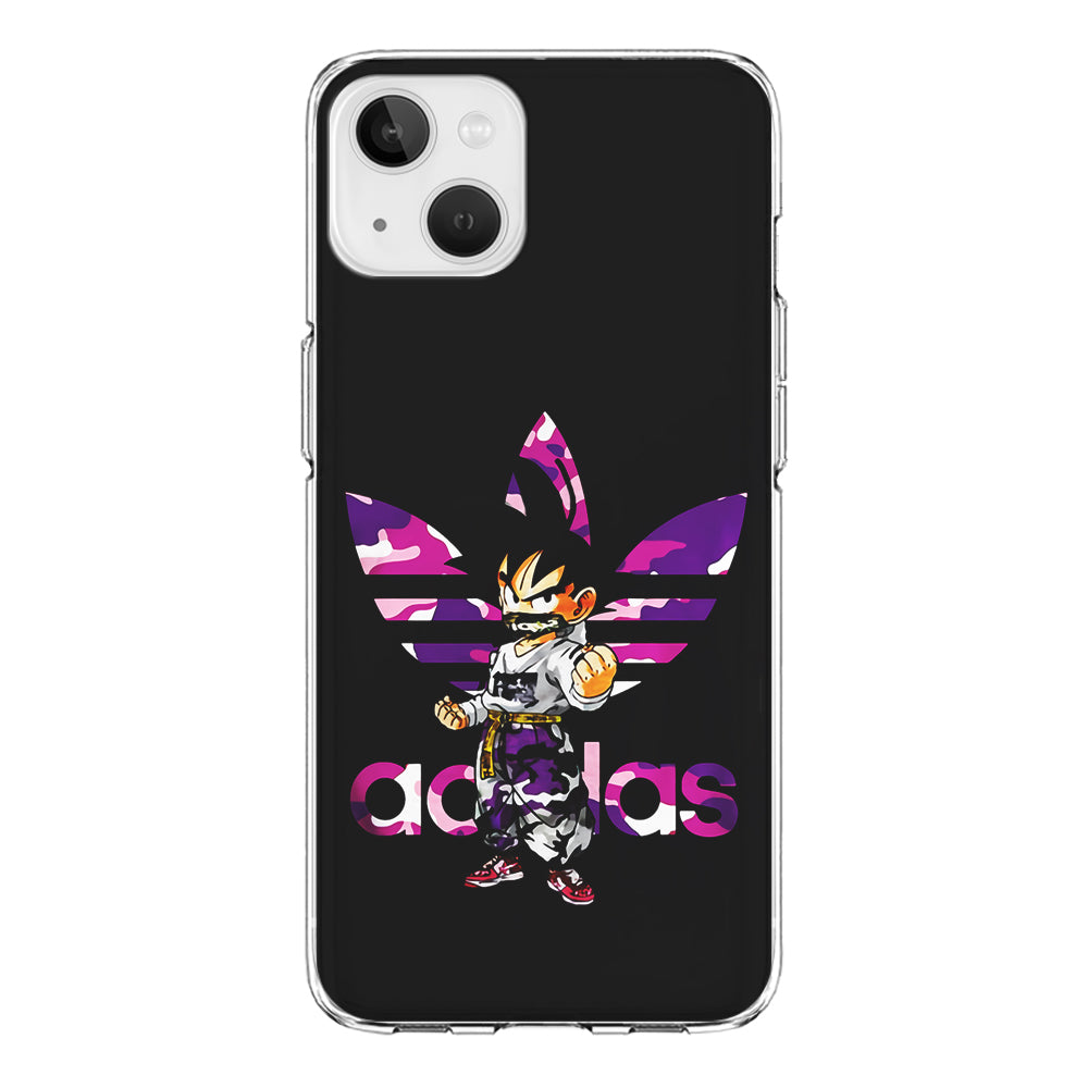 Adidas Purple Camo Son Goku iPhone 13 Mini Case