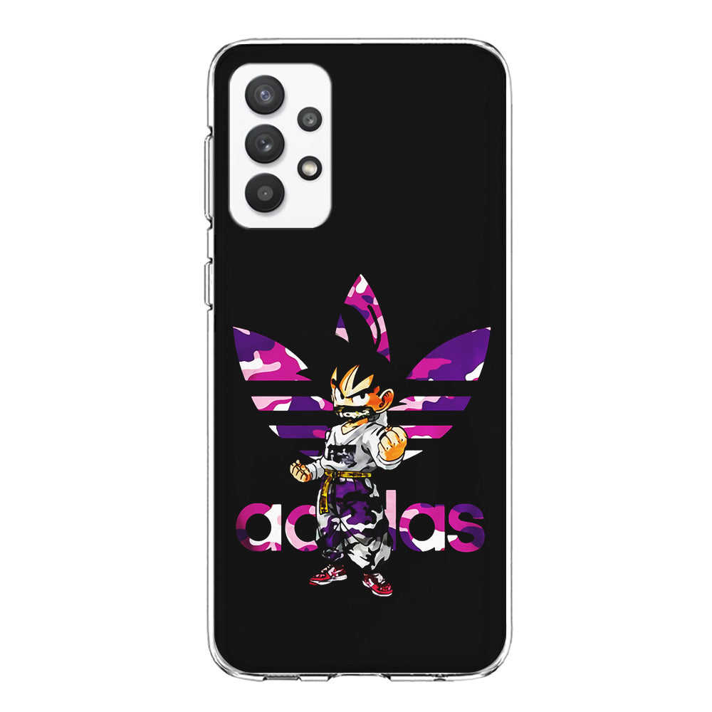 Adidas Purple Camo Son Goku Samsung Galaxy A32 Case