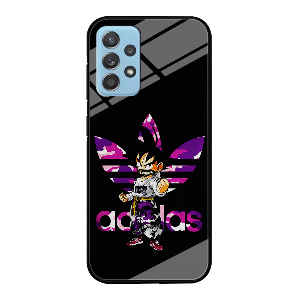 Adidas Purple Camo Son Goku Samsung Galaxy A72 Case