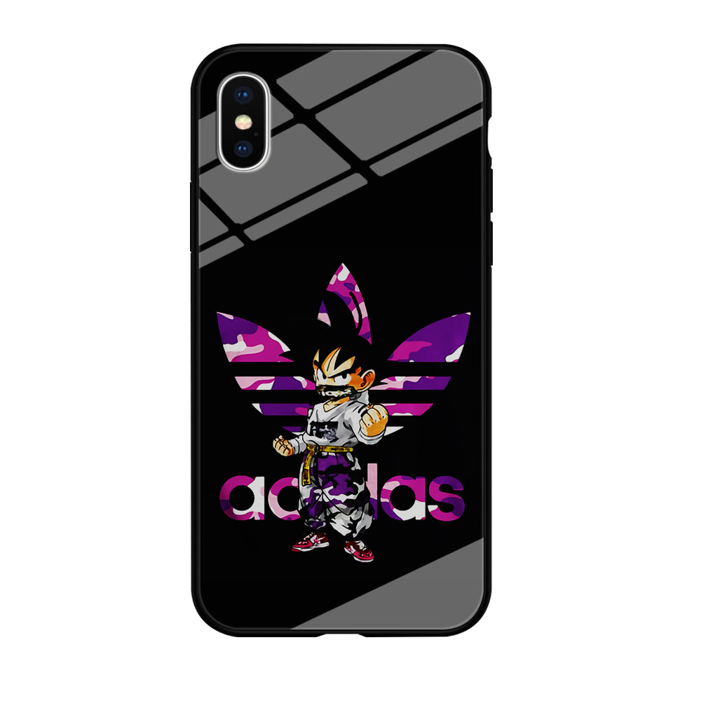 Adidas Purple Camo Son Goku iPhone Xs Max Case