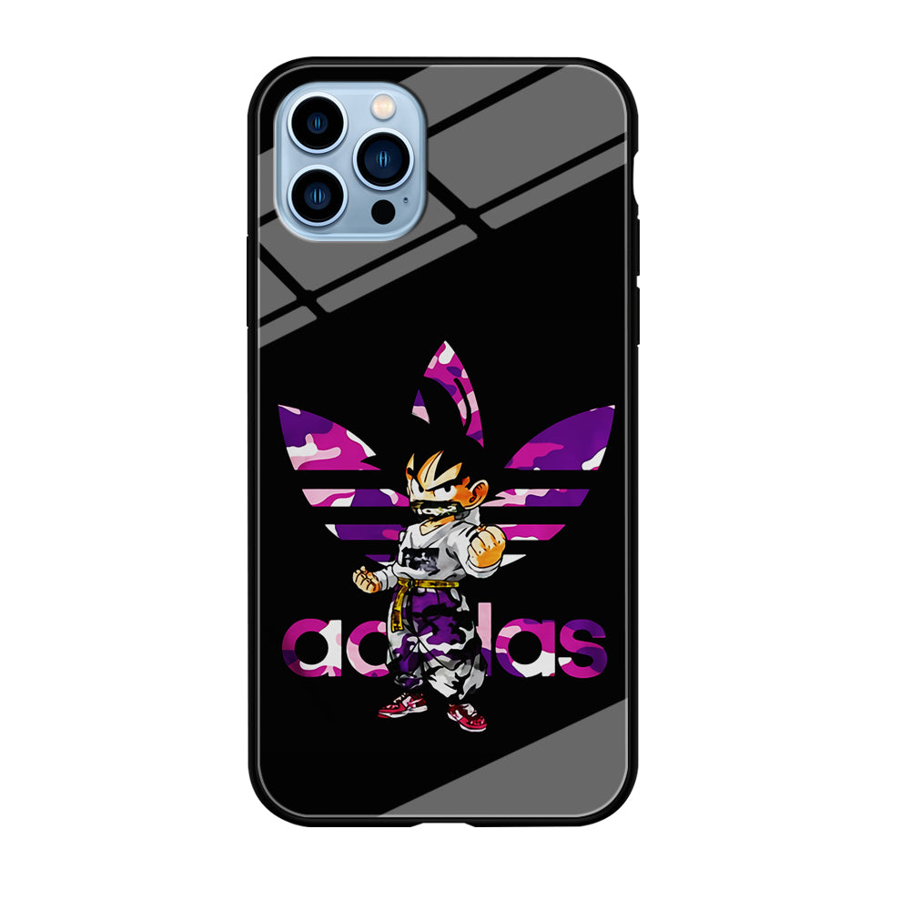 Adidas Purple Camo Son Goku iPhone 12 Pro Case