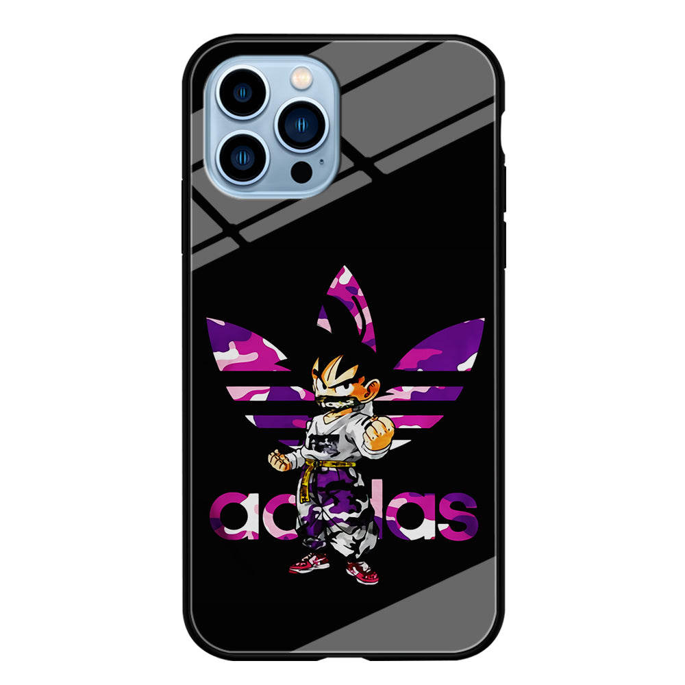 Adidas Purple Camo Son Goku iPhone 13 Pro Case