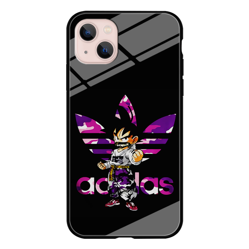 Adidas Purple Camo Son Goku iPhone 13 Mini Case