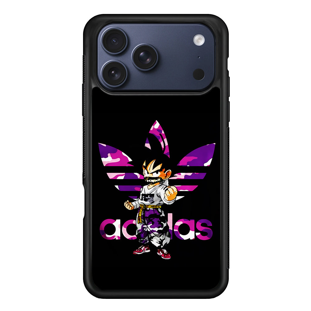 Adidas Purple Camo Son Goku iPhone 17 Pro Case - Altracase