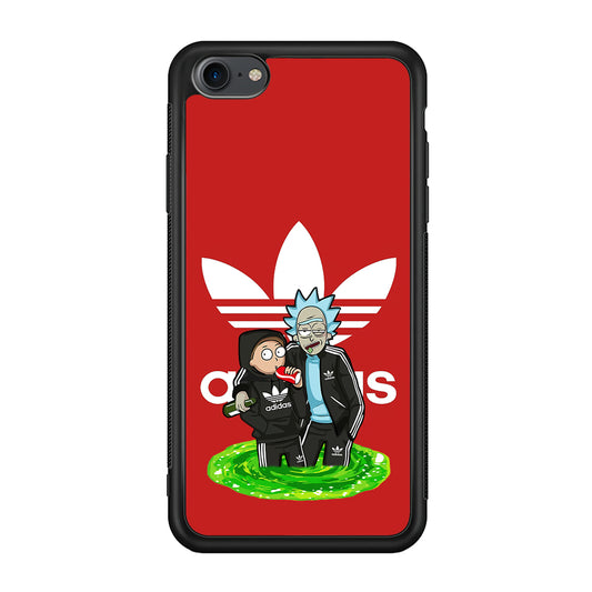 Adidas Rick and Morty Portal iPhone 8 Case