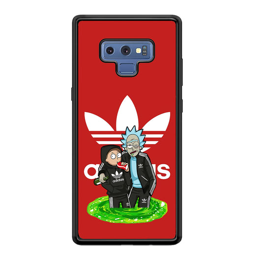 Adidas Rick and Morty Portal Samsung Galaxy Note 9 Case