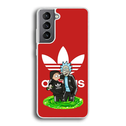 Adidas Rick and Morty Portal Samsung Galaxy S24 Case