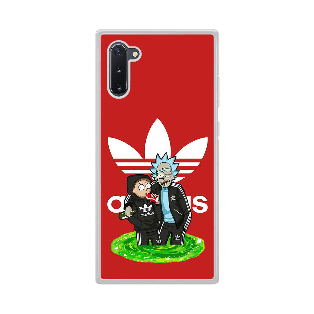 Adidas Rick and Morty Portal Samsung Galaxy Note 10 Case