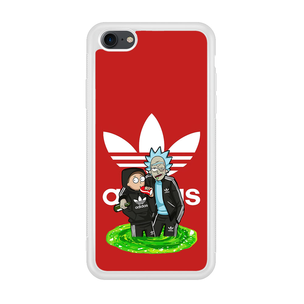 Adidas Rick and Morty Portal iPhone SE 3 2022 Case