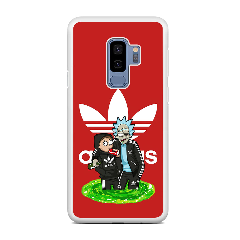 Adidas Rick and Morty Portal Samsung Galaxy S9 Plus Case