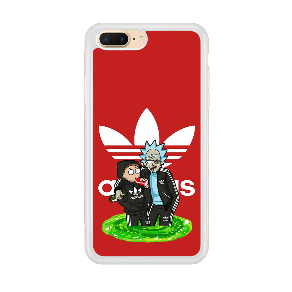 Adidas Rick and Morty Portal iPhone 7 Plus Case