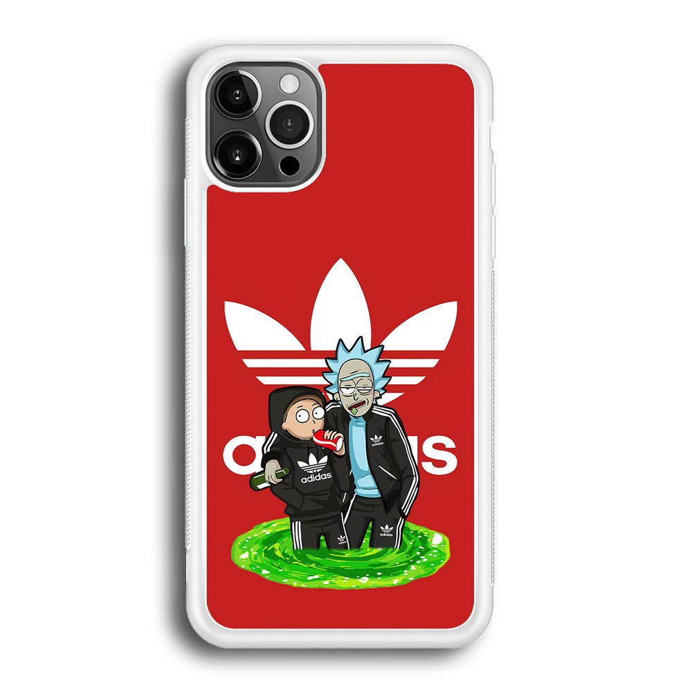 Adidas Rick and Morty Portal iPhone 12 Pro Case