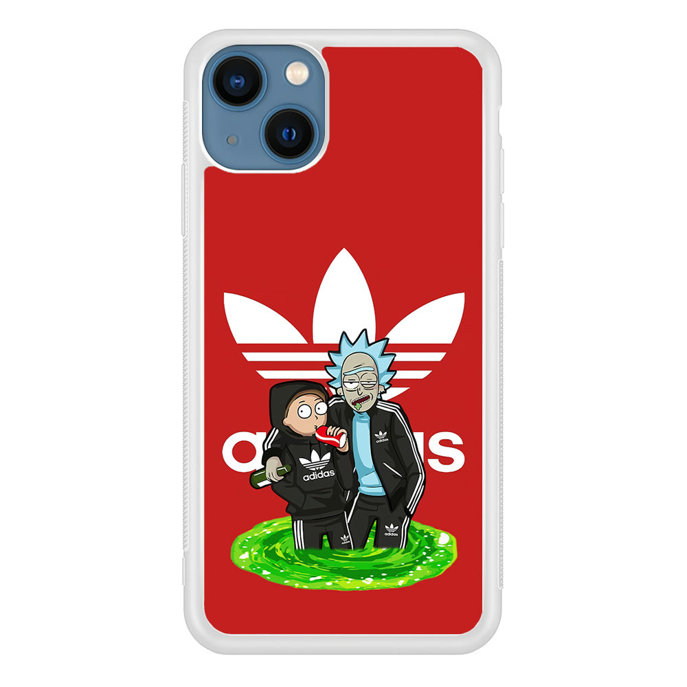 Adidas Rick and Morty Portal iPhone 13 Mini Case