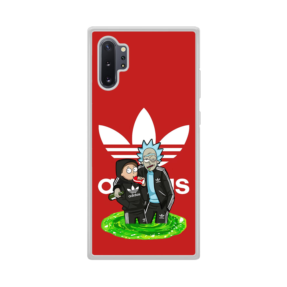 Adidas Rick and Morty Portal Samsung Galaxy Note 10 Plus Case