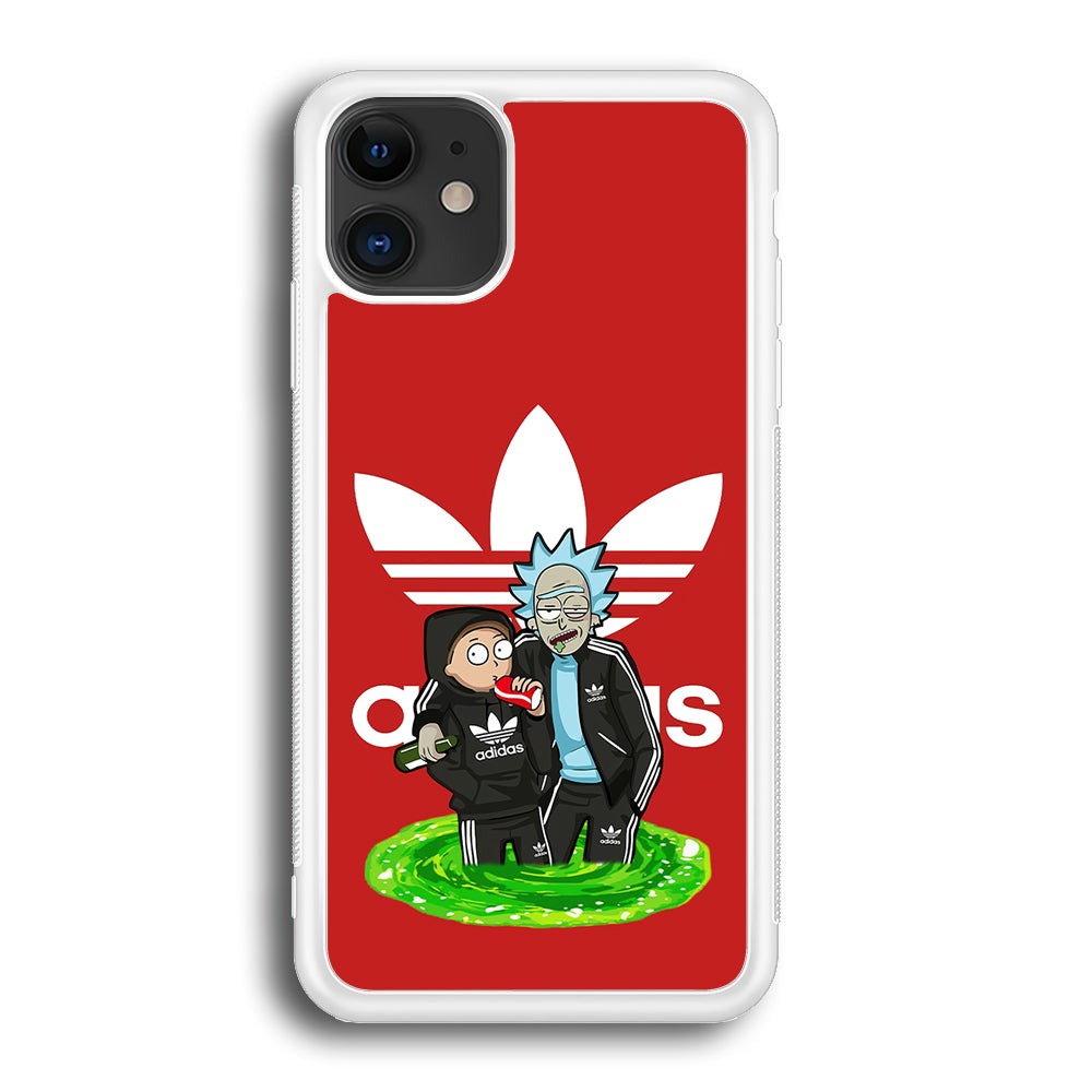 Adidas Rick and Morty Portal iPhone 12 Mini Case