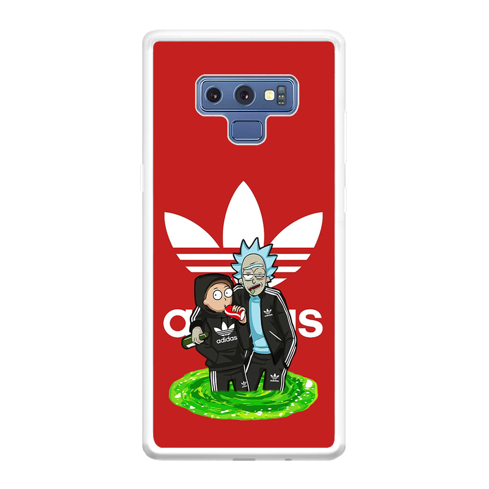 Adidas Rick and Morty Portal Samsung Galaxy Note 9 Case