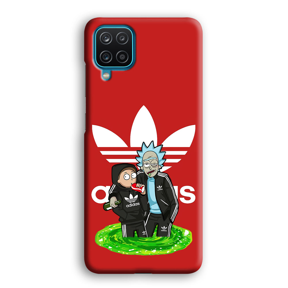 Adidas Rick and Morty Portal Samsung Galaxy A12 Case