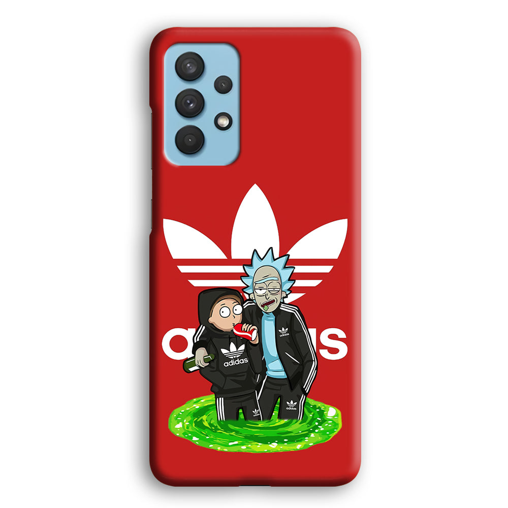 Adidas Rick and Morty Portal Samsung Galaxy A32 Case