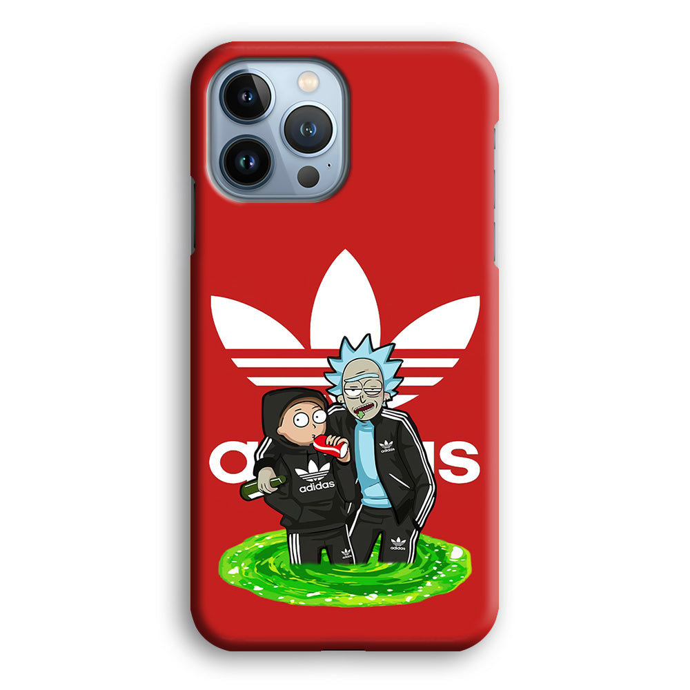 Adidas Rick and Morty Portal iPhone 13 Pro Case