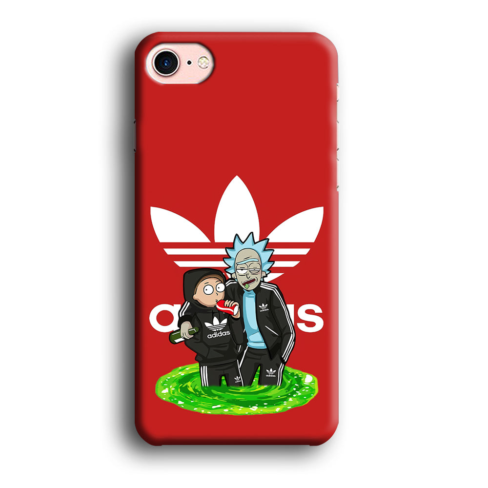 Adidas Rick and Morty Portal iPhone SE 3 2022 Case