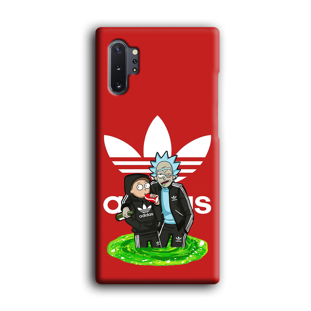 Adidas Rick and Morty Portal Samsung Galaxy Note 10 Plus Case