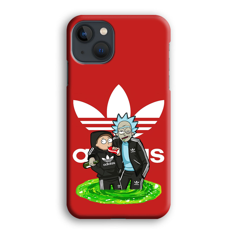 Adidas Rick and Morty Portal iPhone 13 Mini Case