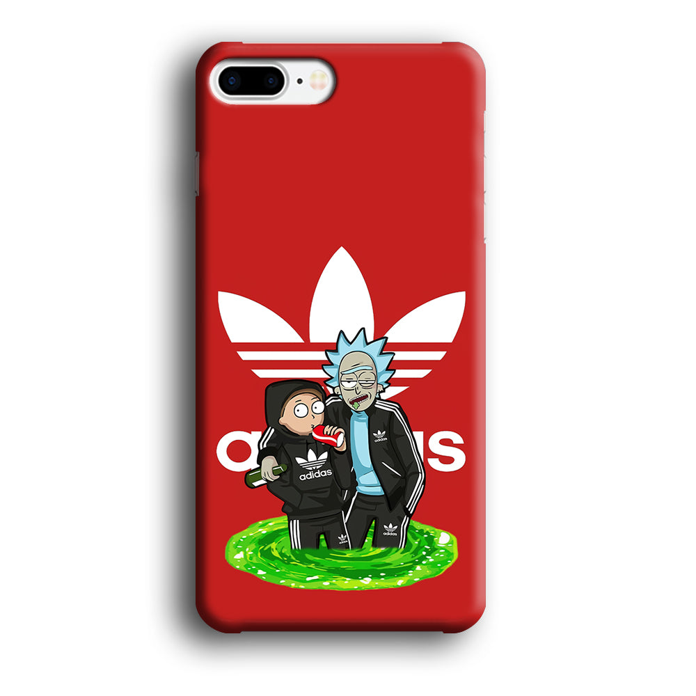 Adidas Rick and Morty Portal iPhone 7 Plus Case